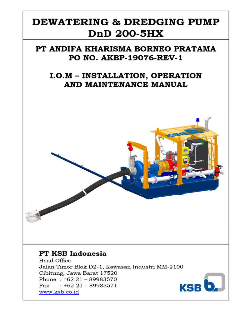 DnD 200-5HX Pump Manual & Warranty Info | PDF | Damages | Indemnity
