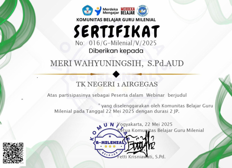 Serti Meri 22 MEI 2025 | PDF