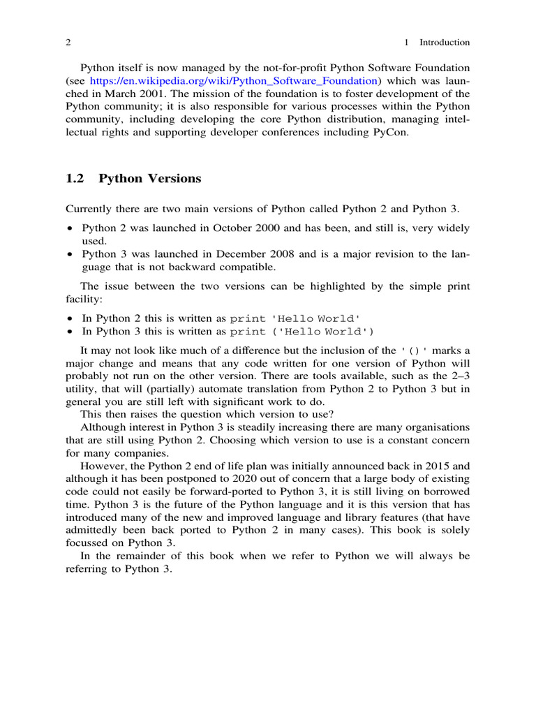 Understanding Python: Versions & Features | PDF | Boolean Data Type ...