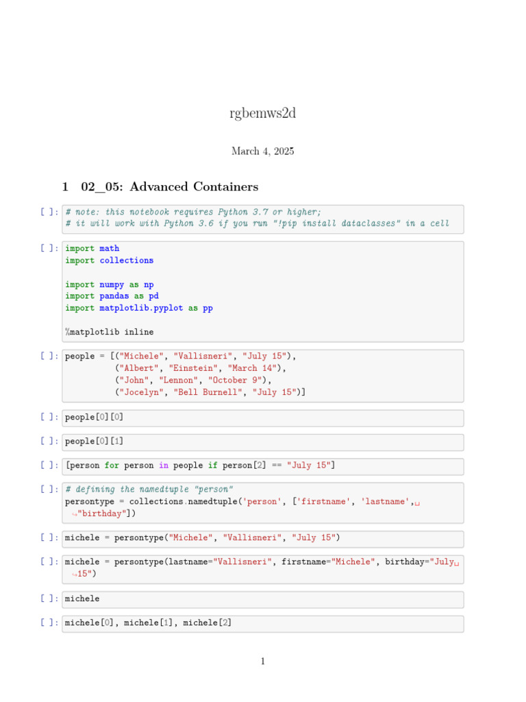 02_05_advancedcontainers | PDF | Object Oriented Programming | Computer ...