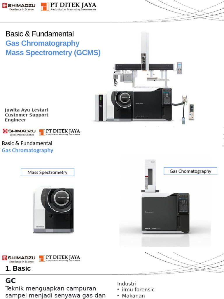 Gas Chromatography Mass Spectrometry Basics | PDF | Gas Chromatography ...