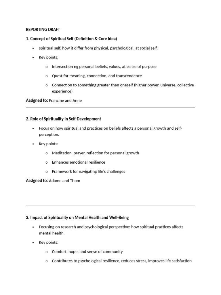 Exploring Spiritual Self and Well-Being | PDF | Well Being | Spirituality