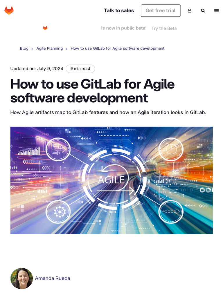GitLab for Agile Software Development | PDF | Agile Software ...