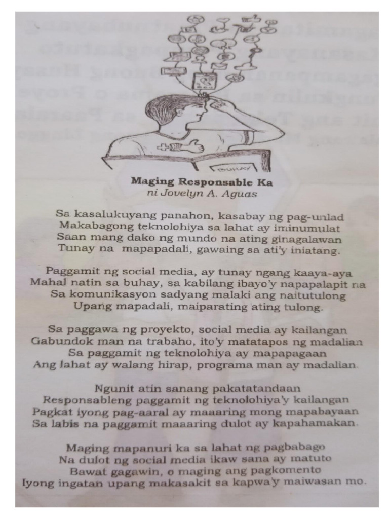 TULA, Maging Responsable Ka | PDF