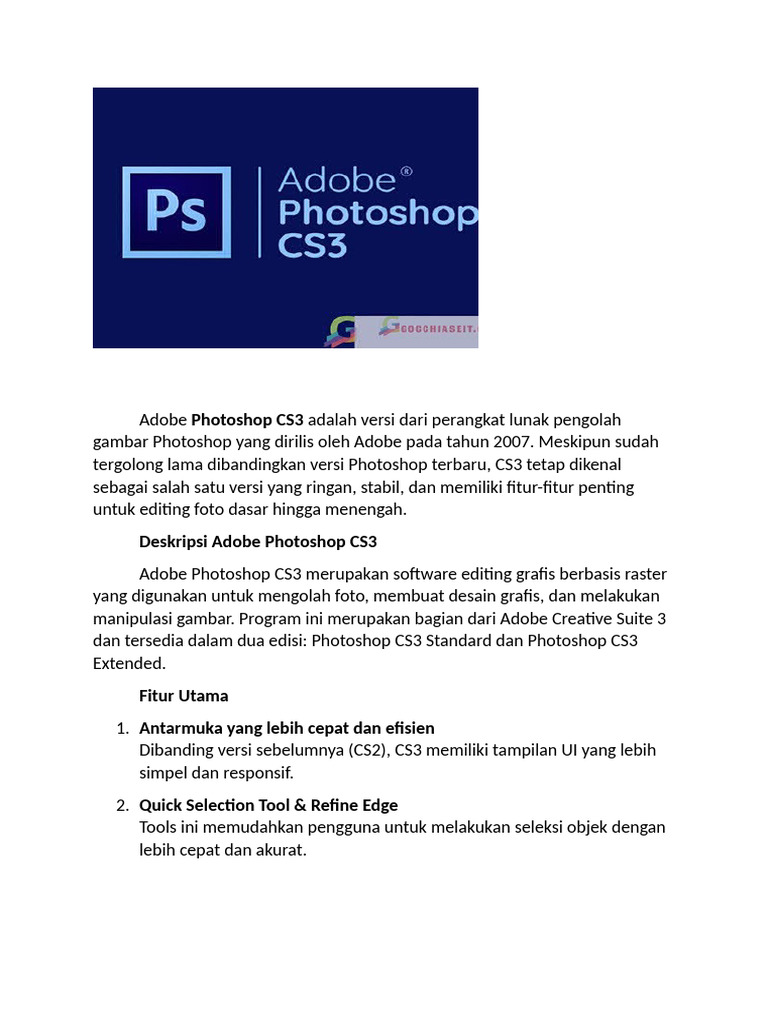 photosho cs3 | PDF