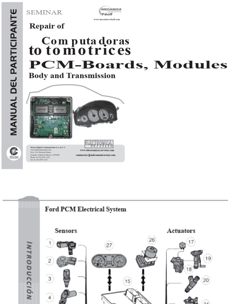 Automotive PCM Repair Seminar Guide | PDF | Relay | Vehicle Technology