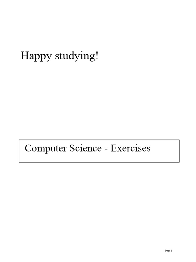 Windows 7 Computer Science Exercises | PDF | Microsoft Word | Computer File