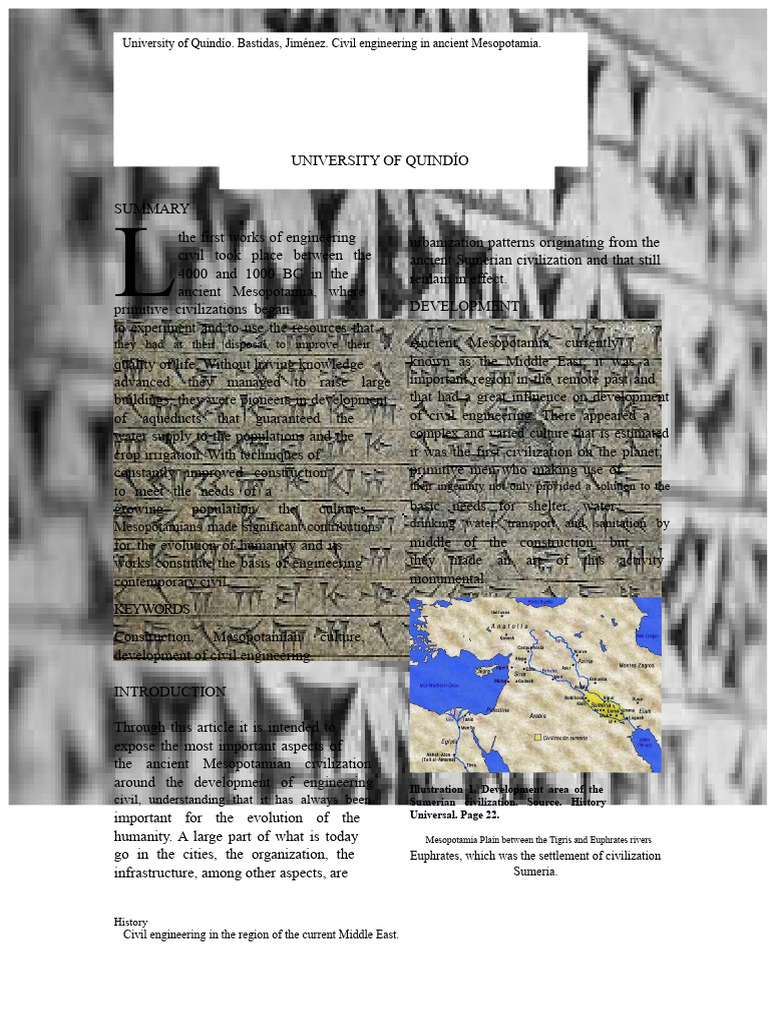 Civil Engineering in Ancient Mesopotamia | PDF | Mesopotamia | Sumer