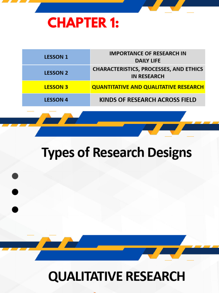 LESSON 3-QUALI AND QUANTI | PDF | Qualitative Research | Quantitative ...