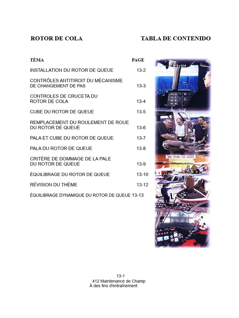 Installation et Équilibrage Rotor de Queue | PDF