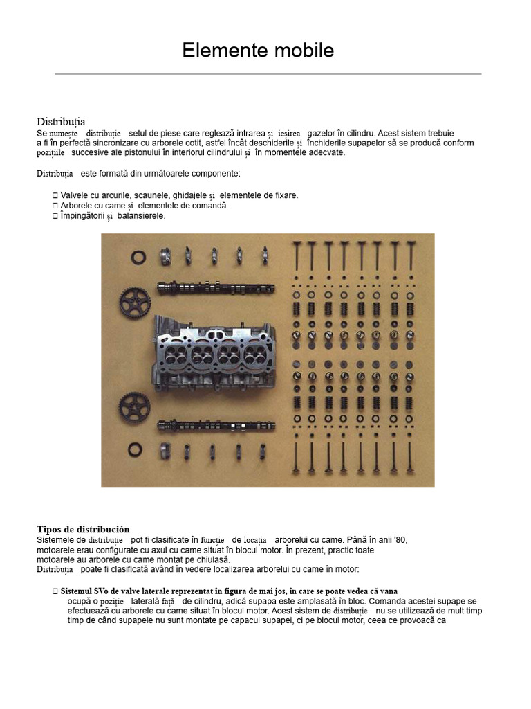 OHV OHC SV Elemente Mobile | PDF