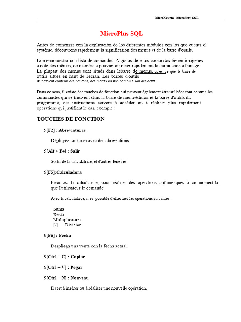 Guide d'utilisation de MicroPlus SQL | PDF | Facture | Taxe sur la ...