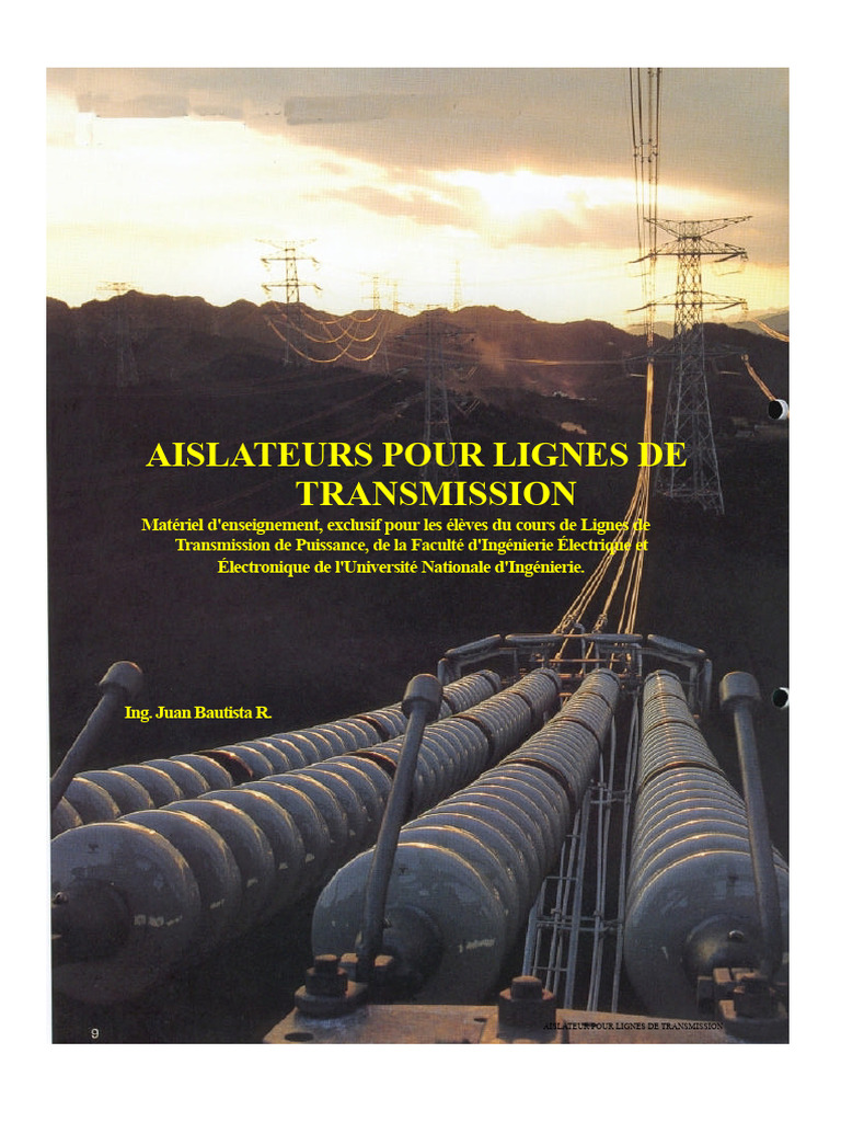 Isolateurs pour Lignes de Transmission | PDF | Isolateur (Électricité ...