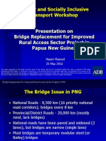 Bridge Replacement For Improved Rural Access Sector Project in Papua New Guinea