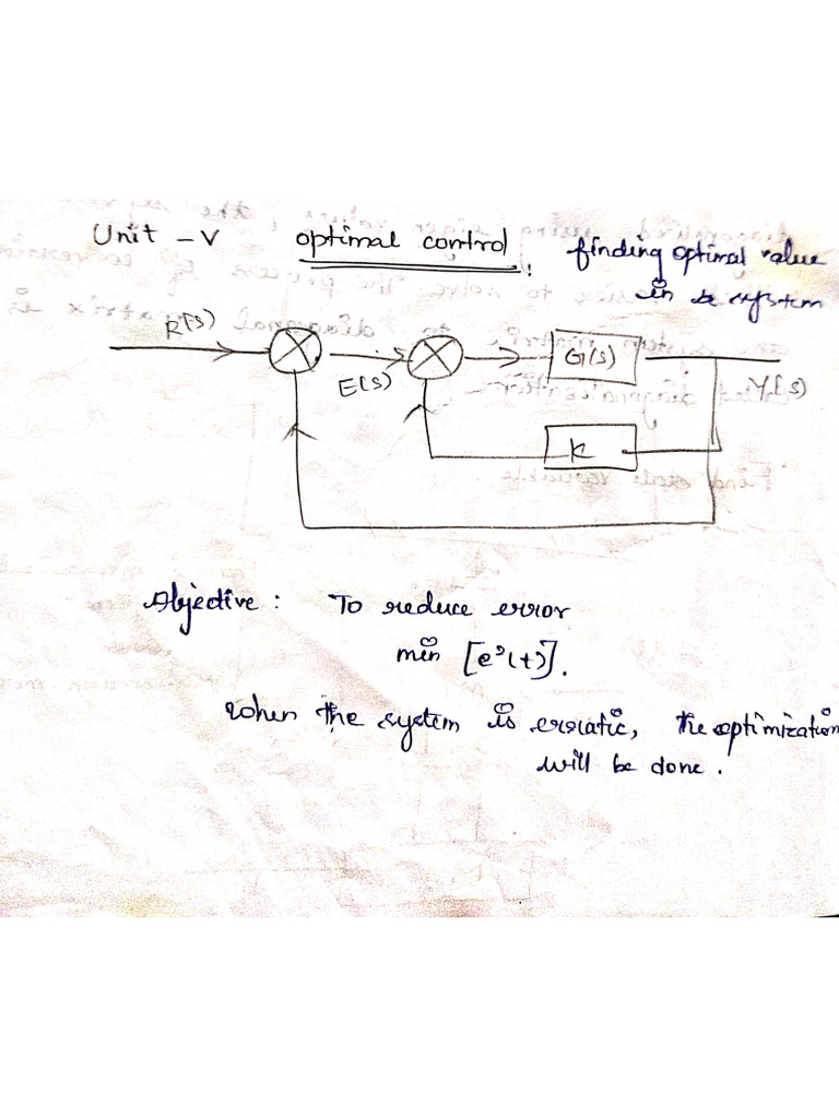 Control System Unit 5 | PDF