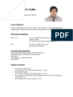 Mario Angelo R. Padilla: Career Objectives