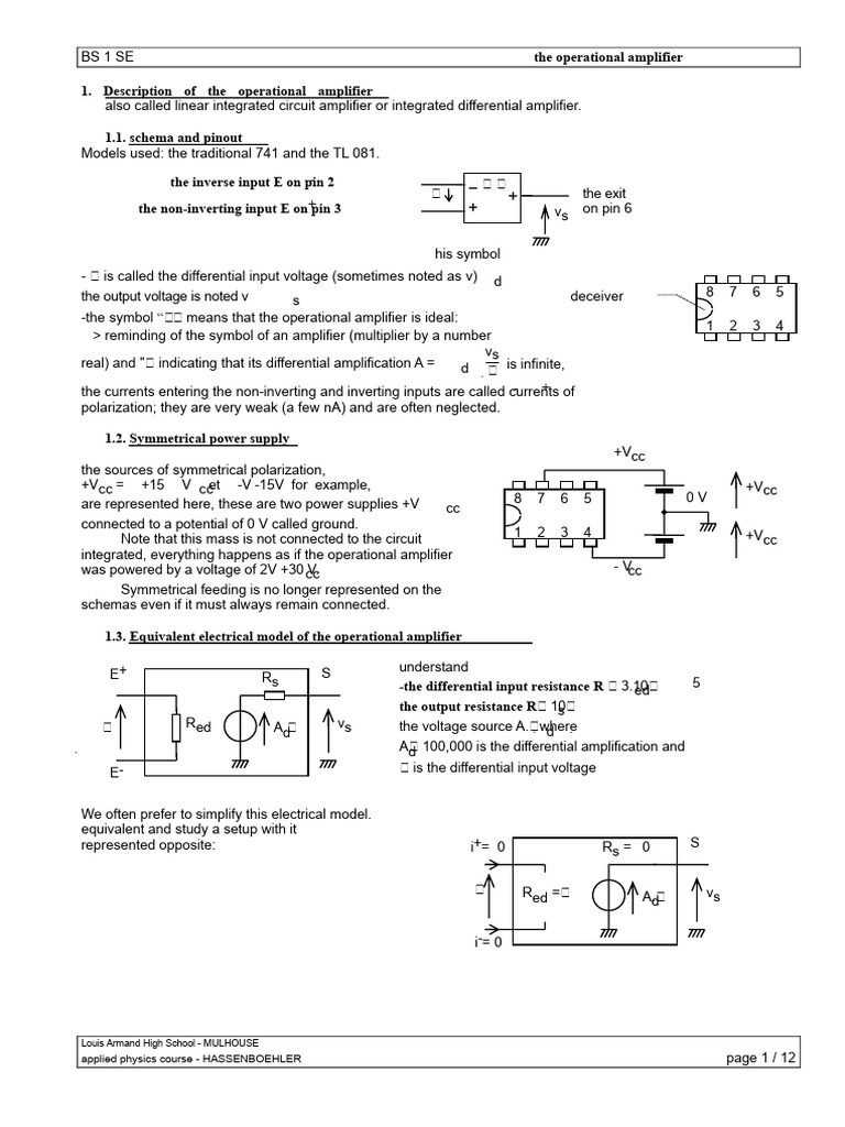 Understanding Operational Amplifiers | PDF | Amplifier | Operational ...