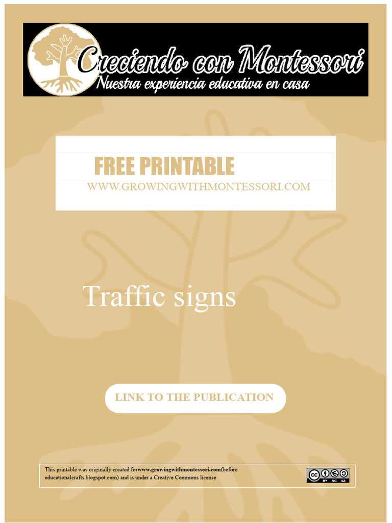 Printable Traffic Signs for Kids | PDF
