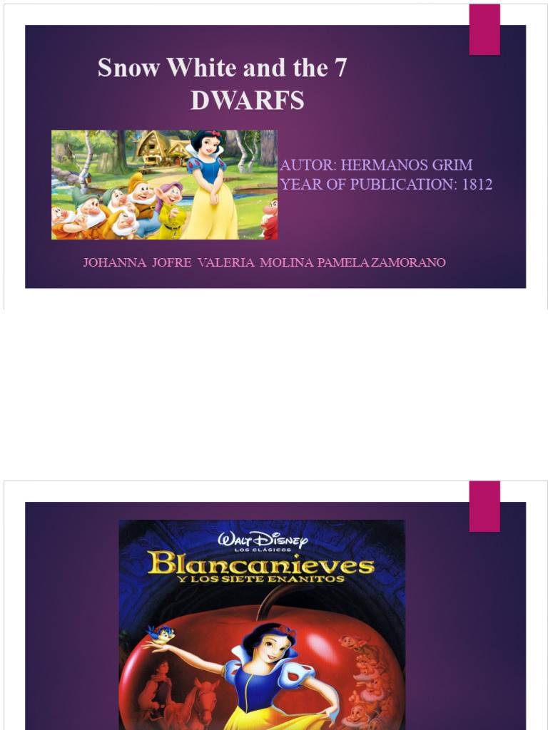 Snow White and the 7 Dwarfs 3 | PDF | Snow White | Fairy Tales