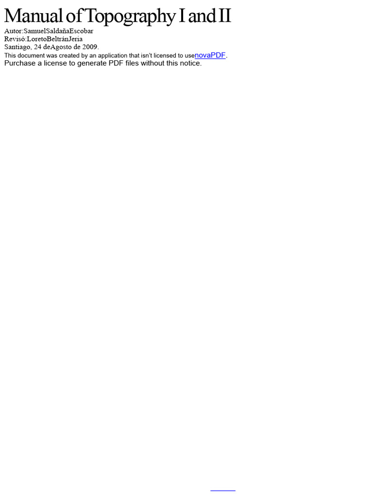 Surveying Manual I and II_230419_123708 | PDF | Topography | Surveying