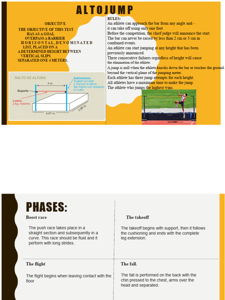 High jump | PDF | Athletic Sports | Games Of Physical Skill