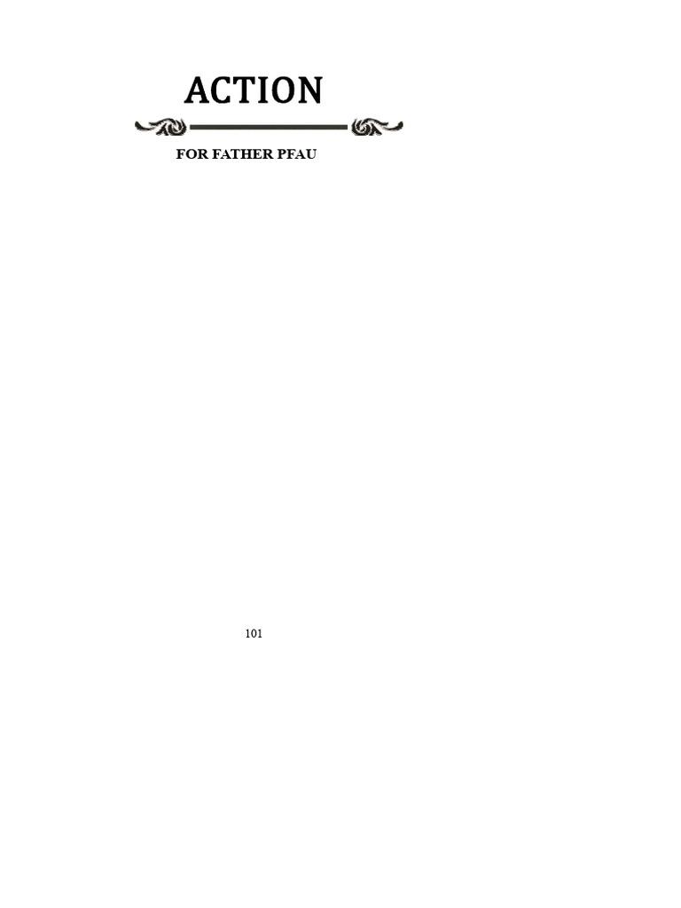 ACTION - Father R. Pfau | PDF | Alcoholics Anonymous | Humility