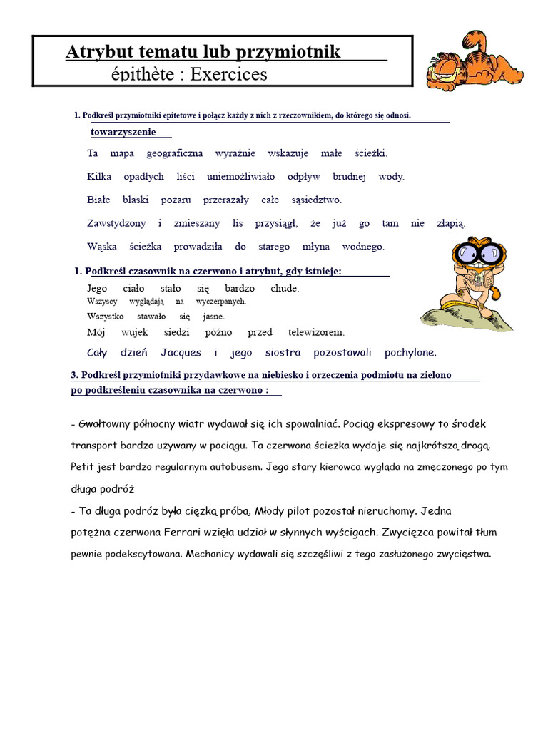 Atrybuty Lub Epitet | PDF