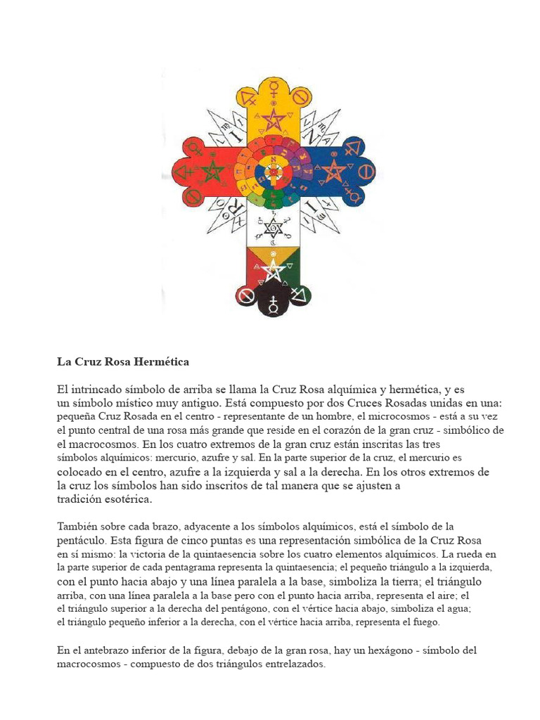 Historia de la Cruz Rosa Hermética | PDF | Alquimia