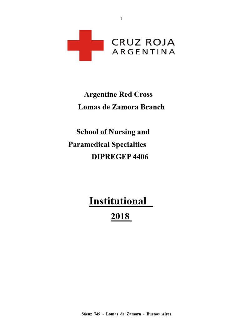 Argentine Red Cross Nursing School Overview | PDF | Curriculum ...