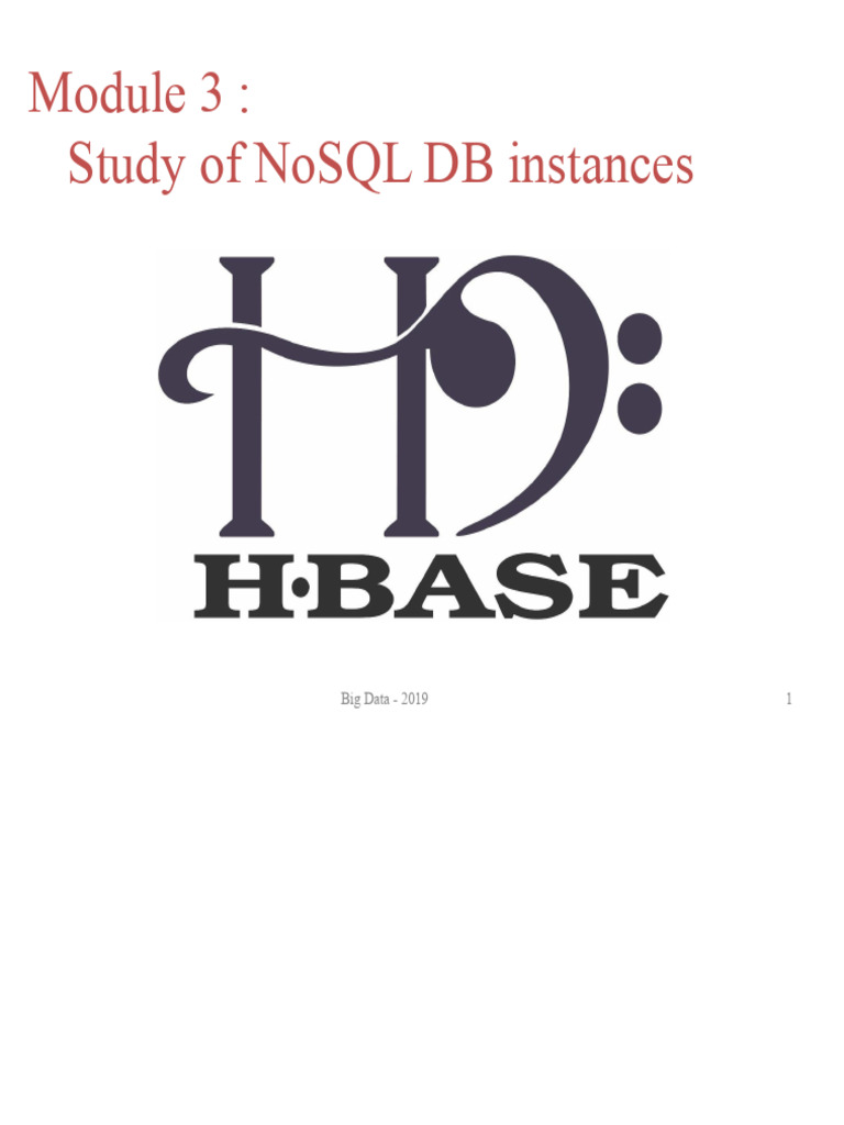 HBase NoSQL Database Overview | PDF | No Sql | Databases