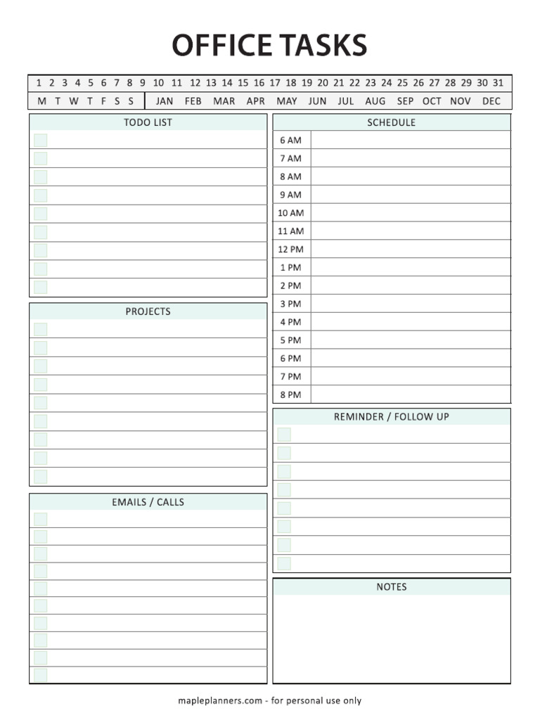 Office Task Tracker | PDF