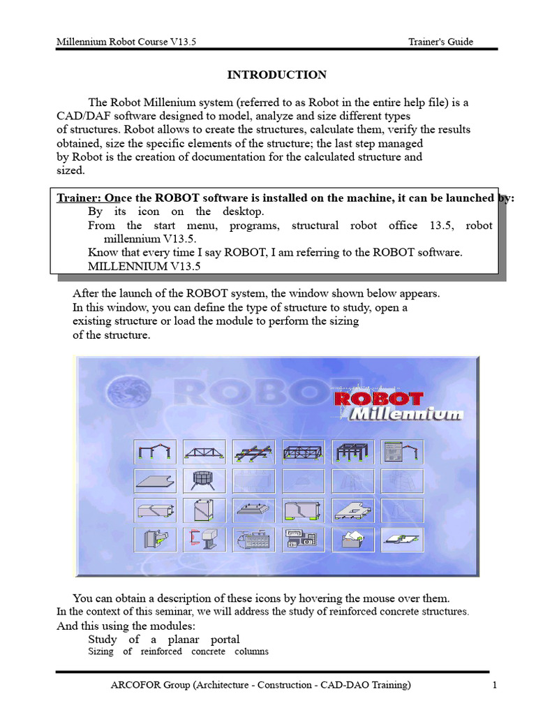 Millennium Robot Course | PDF | Window (Computing) | Graphical User ...