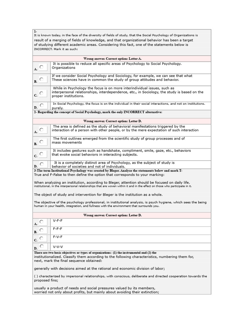 Social Psychology in Organizations Explained | PDF | Attitude ...