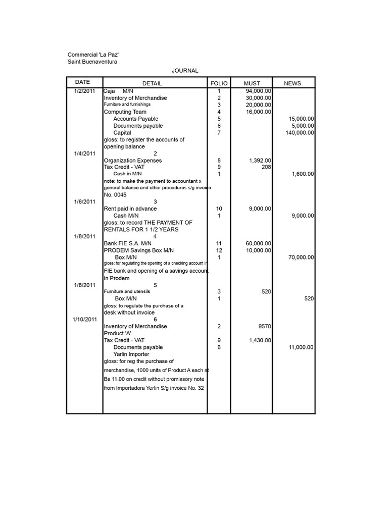 accounting journal book.xls | PDF | Invoice | Accounts Payable
