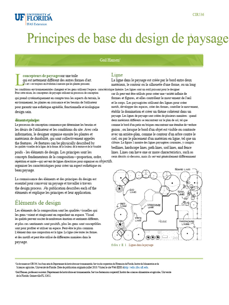 Principes du design de paysage explicatifs | PDF | Couleur | Paysage