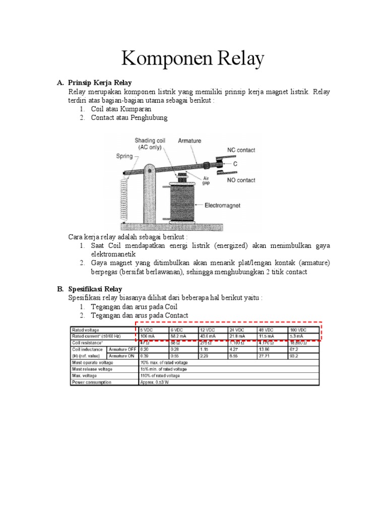Panduan Lengkap Komponen Relay | PDF | Sains & Matematika | Komputer