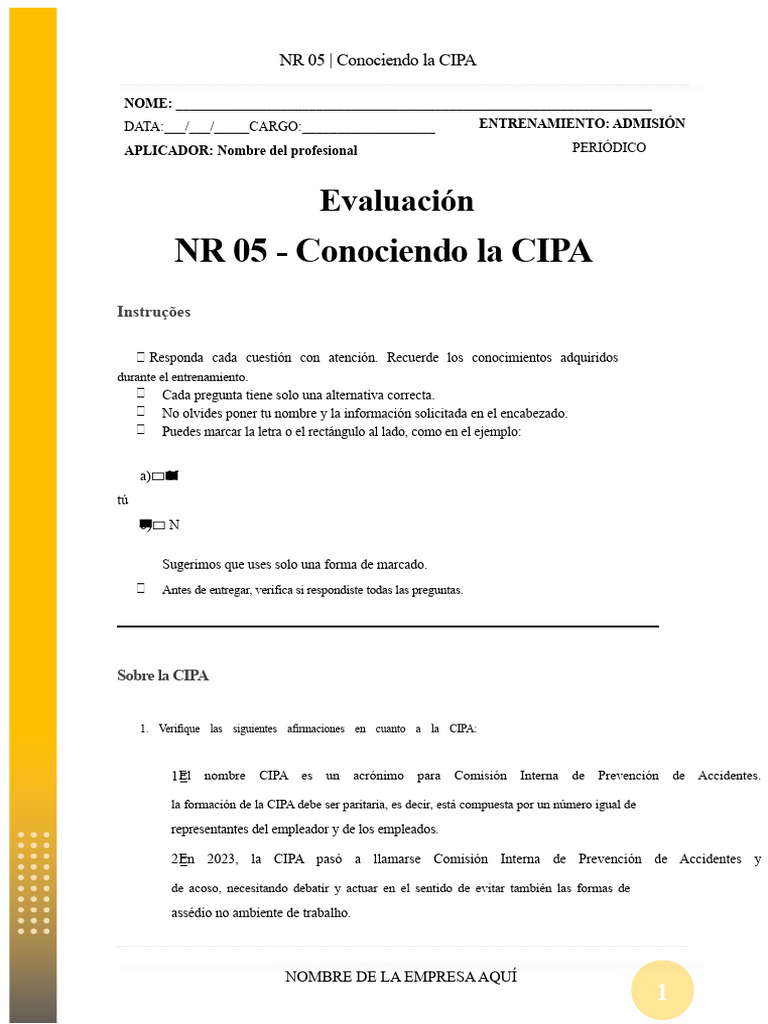 Guía sobre la CIPA: Formación y Funciones | PDF