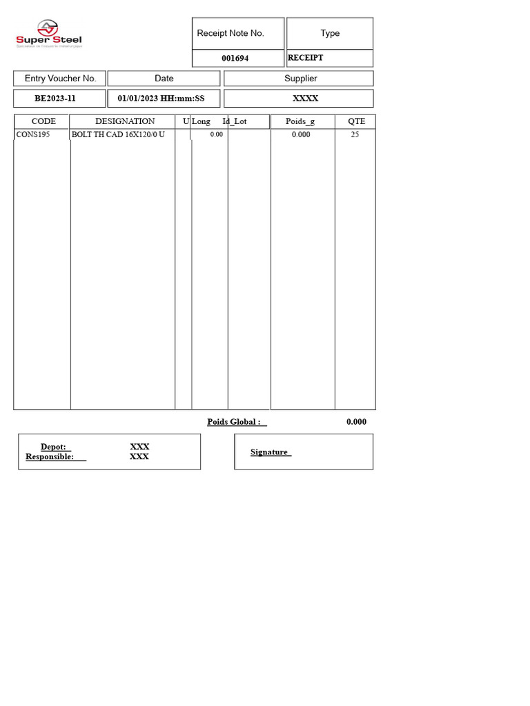 store entrance ticket | PDF
