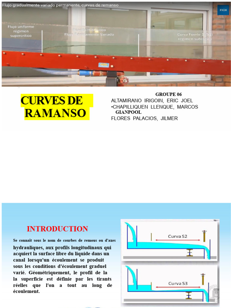 Courbes de Remous et Profils Hydraulique | PDF | Profil (aérodynamique)