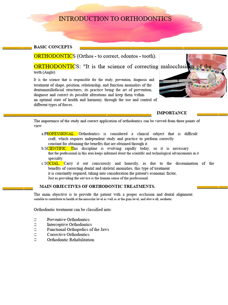 BASIC CONCEPTS in orthodontics | PDF | Orthodontics | Mouth