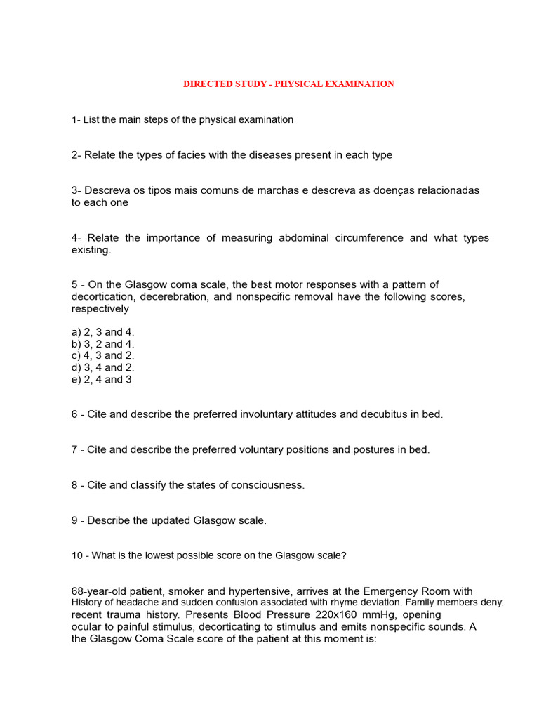 General Physical Examination | PDF | Blood Pressure | Hypertension