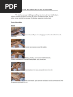Step-by-Step Full Body Massage Guide | PDF | Massage | Hand