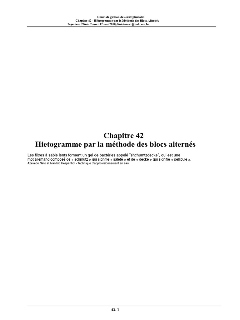 Hétrogramme : Méthode des Blocs Alternés | PDF