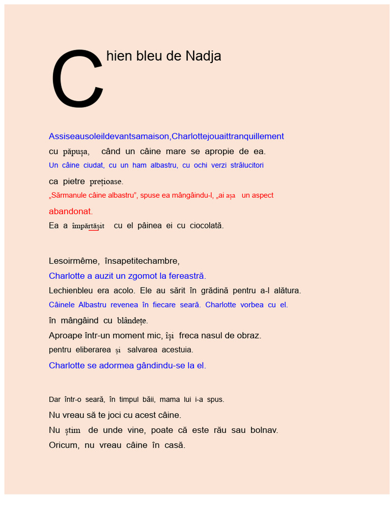 Manuscris Câine Albastru | PDF