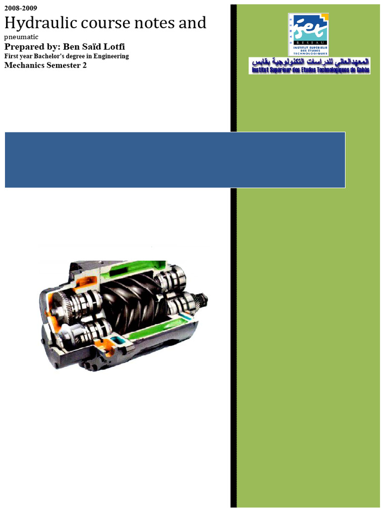 Hydraulics and Pneumatics Course 2 | PDF | Pump | Piston