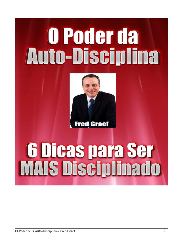 El Poder de La Auto-Disciplina PDF | PDF