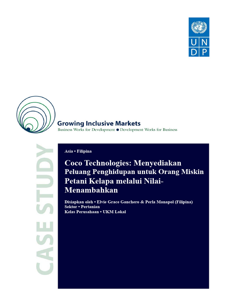 CocoTech: Solusi untuk Petani Kelapa Miskin | PDF