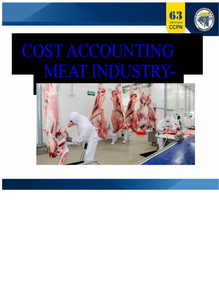 Cost Accounting in the Meat Industry | PDF | Cost Accounting | Sausage