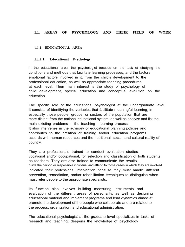 Educational Psychology and Special Education | PDF | Psychology ...