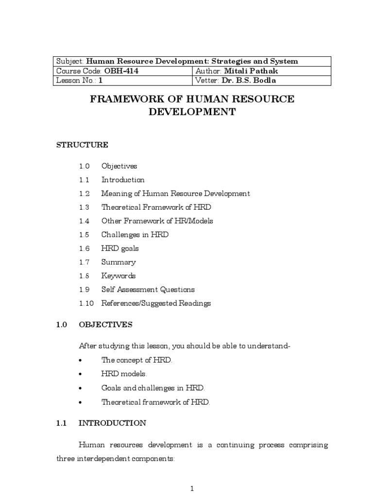 Human Resource Development | PDF | Human Resource Management